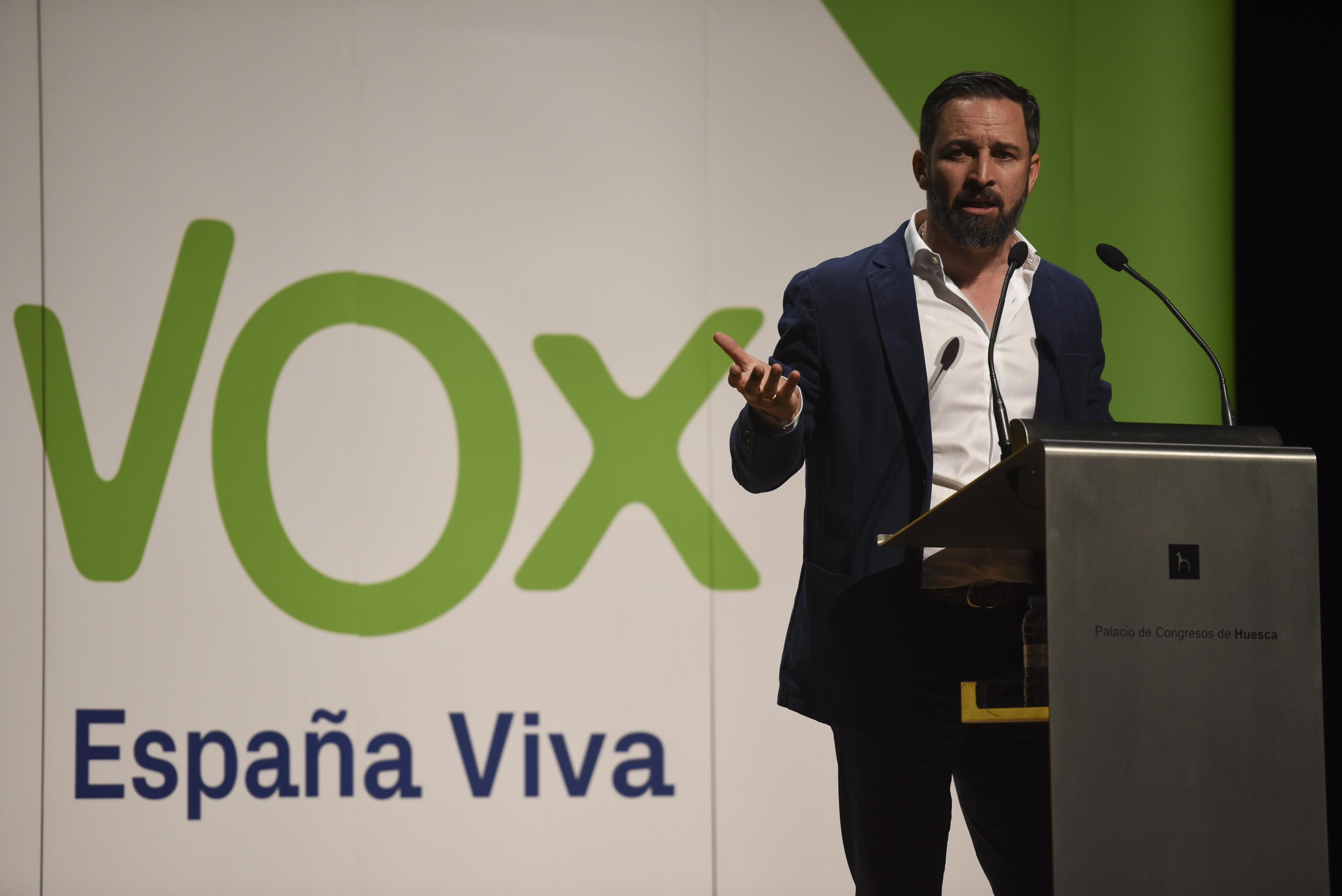 El presidente de Vox, Santiago Abascal-Europa Press