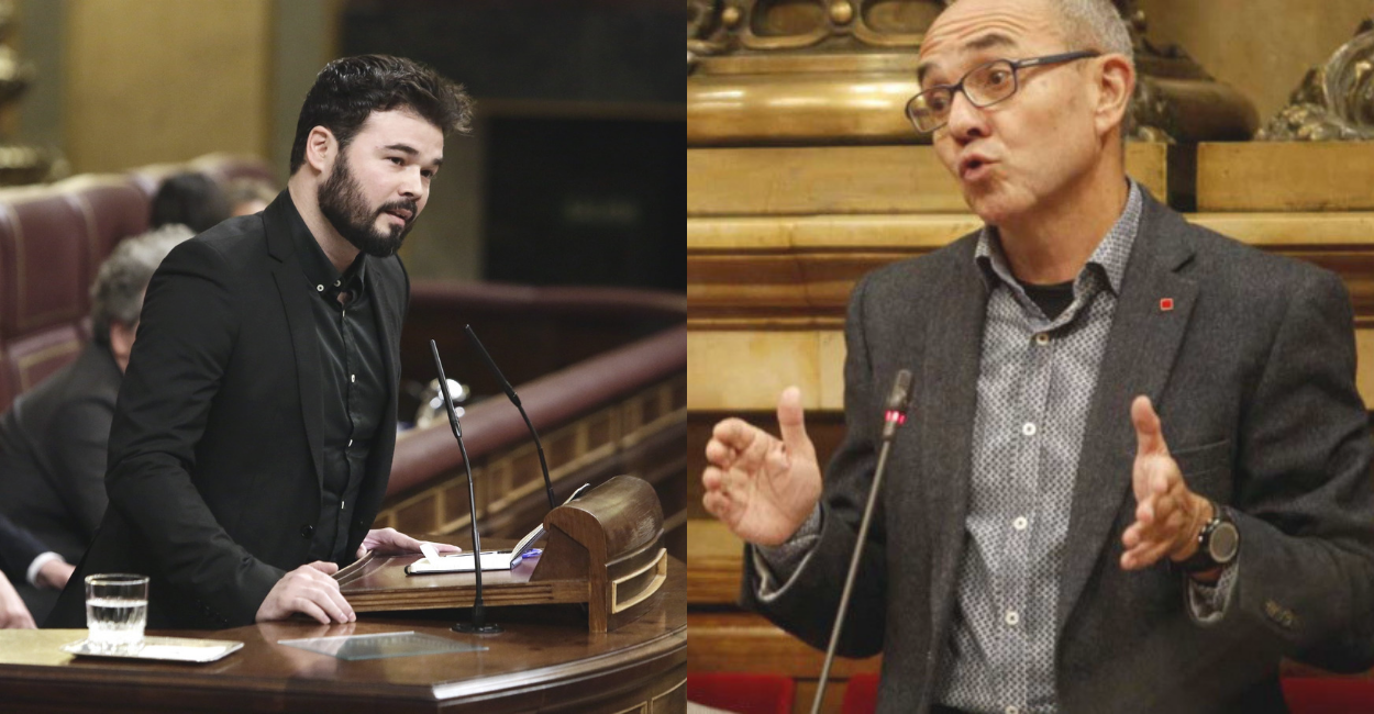 Gabriel Rufián y Joan Coscubiela.