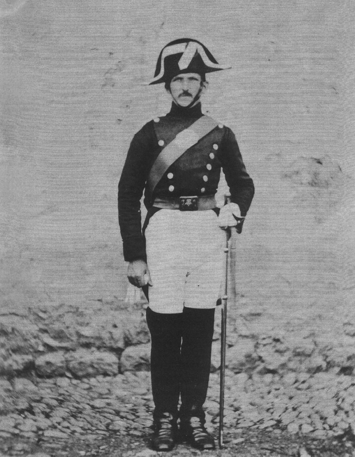 Retrato de un guardia civil en Reinosa entre 1855 y 1857 (Wikipedia)
