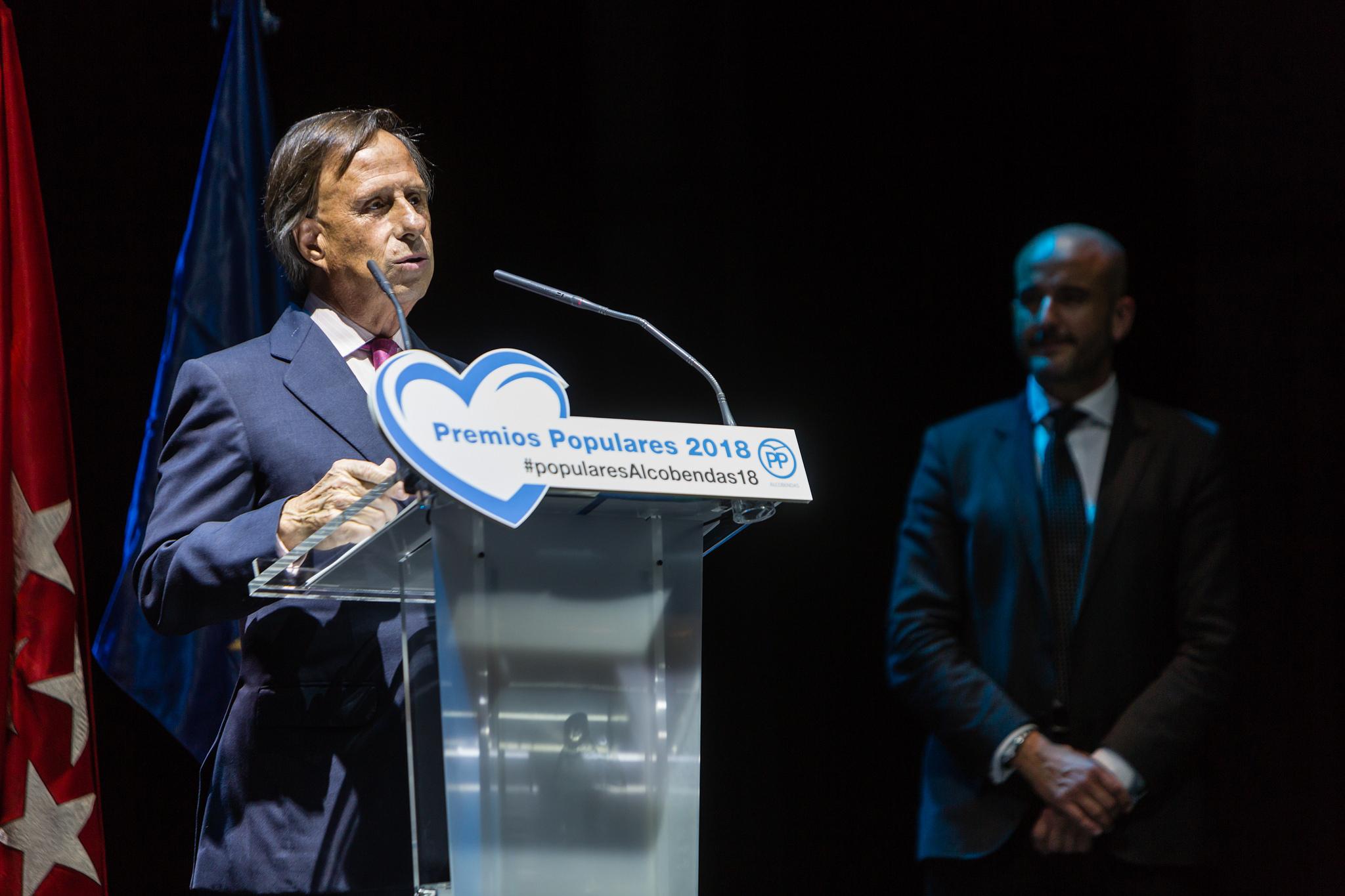 Ignacio García de Vinuesa, durante un acto del partido. Flickr PP Alcobendas. 