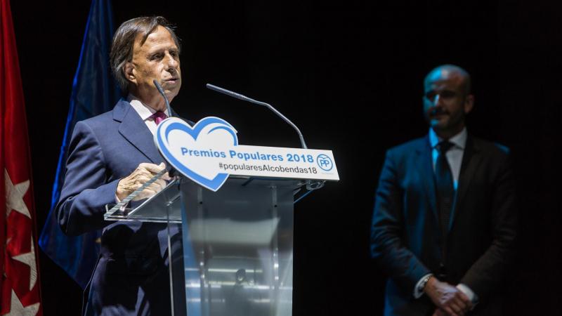 Ignacio García de Vinuesa, durante un acto del partido. Flickr PP Alcobendas. 