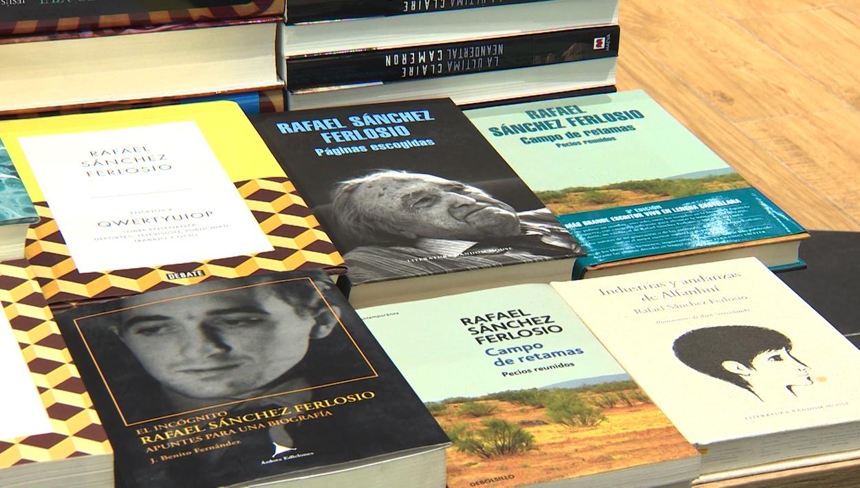 Sección de La Casa del Libro con obras de Rafael Sánchez Ferlosio. EUROPA PRESS TV