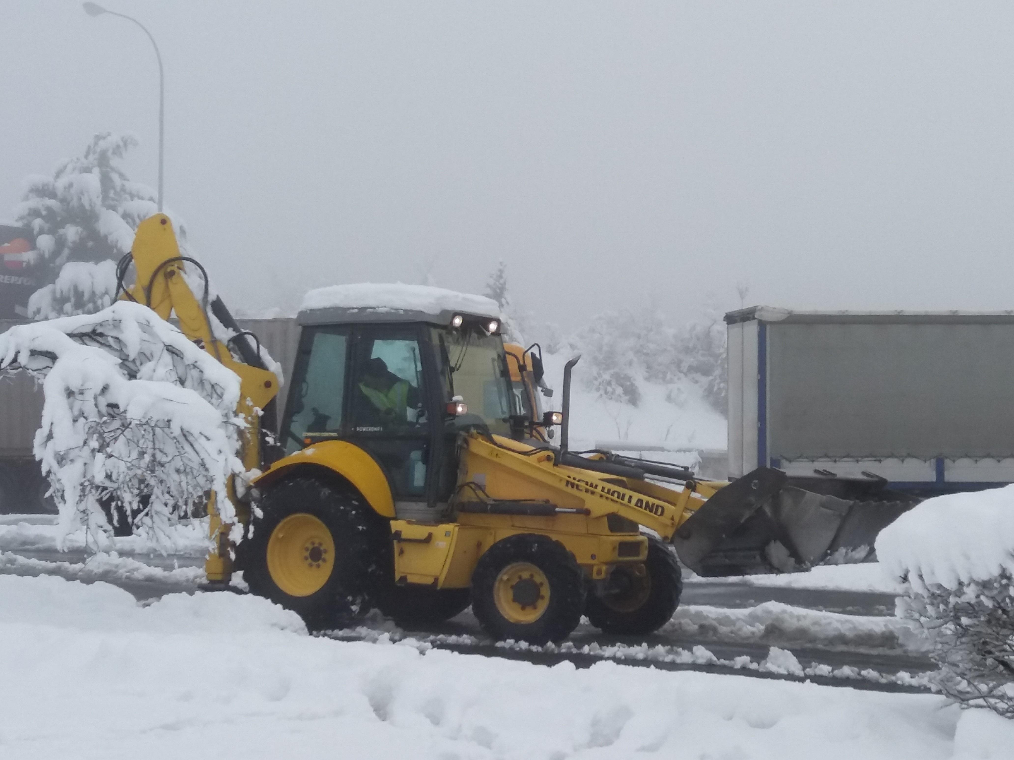 Activado el aviso amarillo por nieve por debajo de los 1.000 metros en el País Vasco. Europa Press.