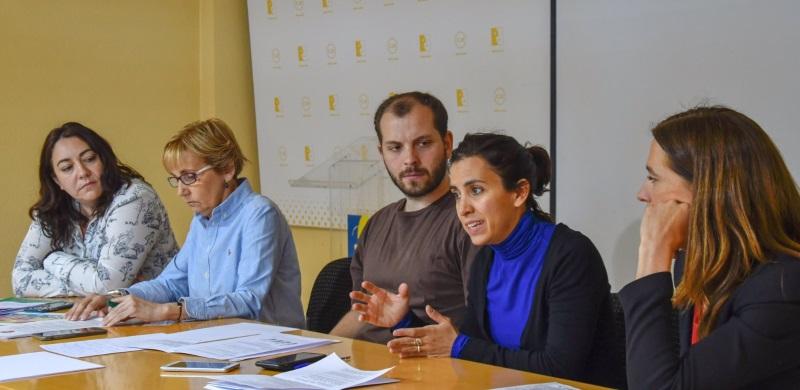 Portavoces de la Cumbre Social presentan el manifiesto. Fuente Cumbre Social Portavoces de la Cumbre Social presentan el manifiesto. Fuente Cumbre Social