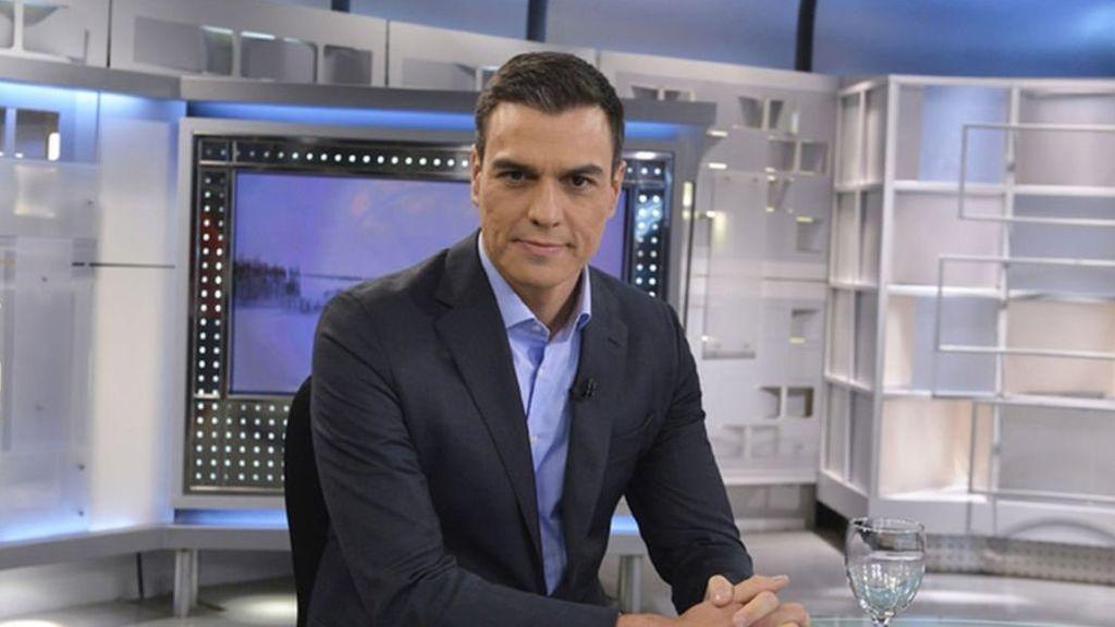 Pedro Sánchez en Telecinco