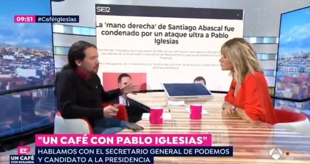 Pablo Iglesias en 'Espejo Público'