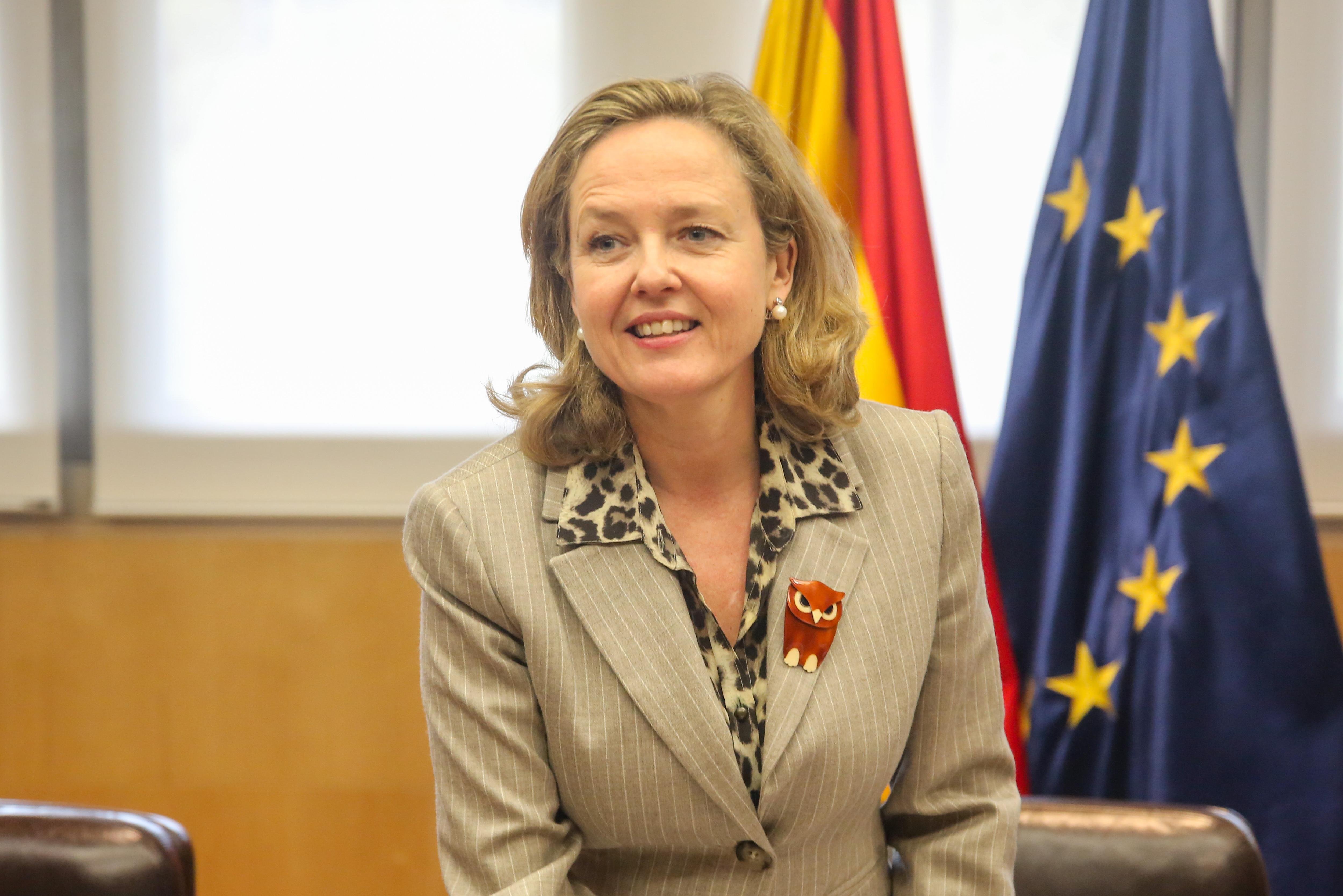 La ministra de Economía y Empresa Nadia Calviño - Ricardo Rubio Europa Press
