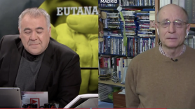 Antonio García Ferreras emocionado al entrevistar al hombre que ayudó a morir a su mujer.