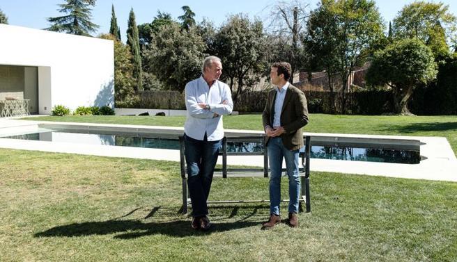 Bertín Obsborne y Pablo Casado. Telecinco