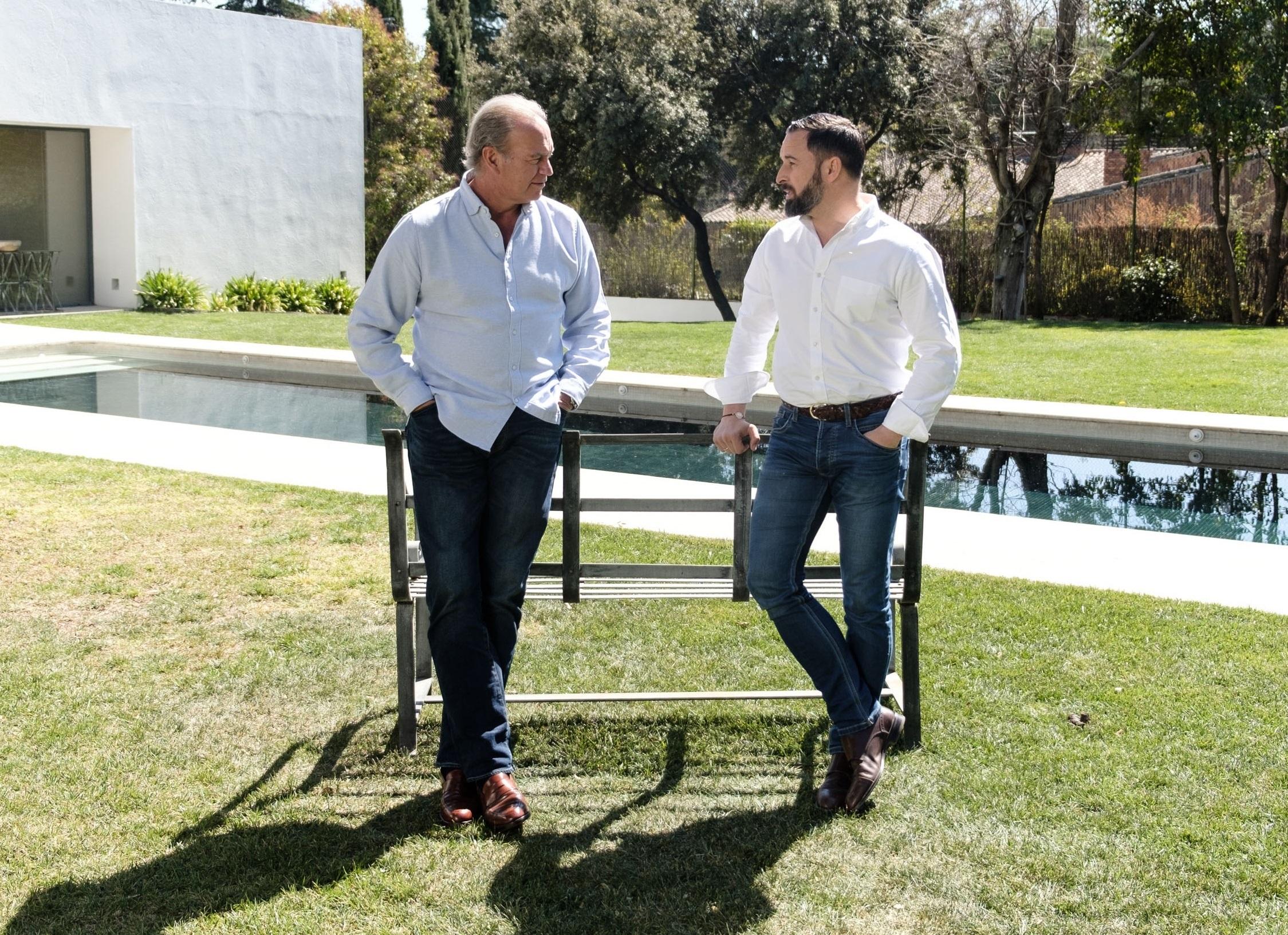 Santiago Abascal y Bertín Osborne en Mi casa es la tuya