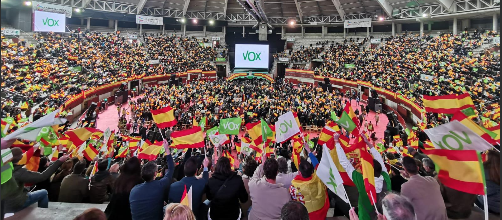 Acto de Vox en La Cubierta