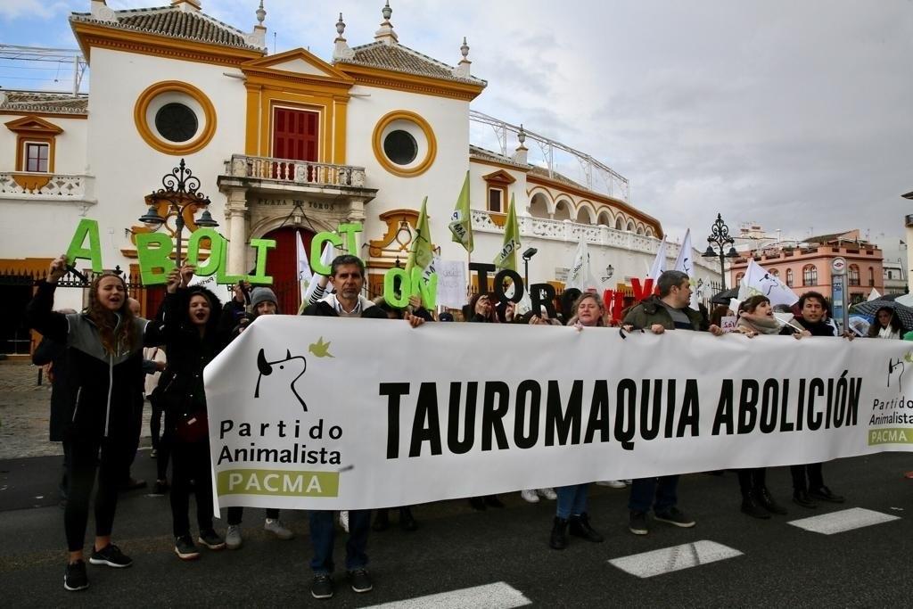 Manifestación de Pacma en Sevilla