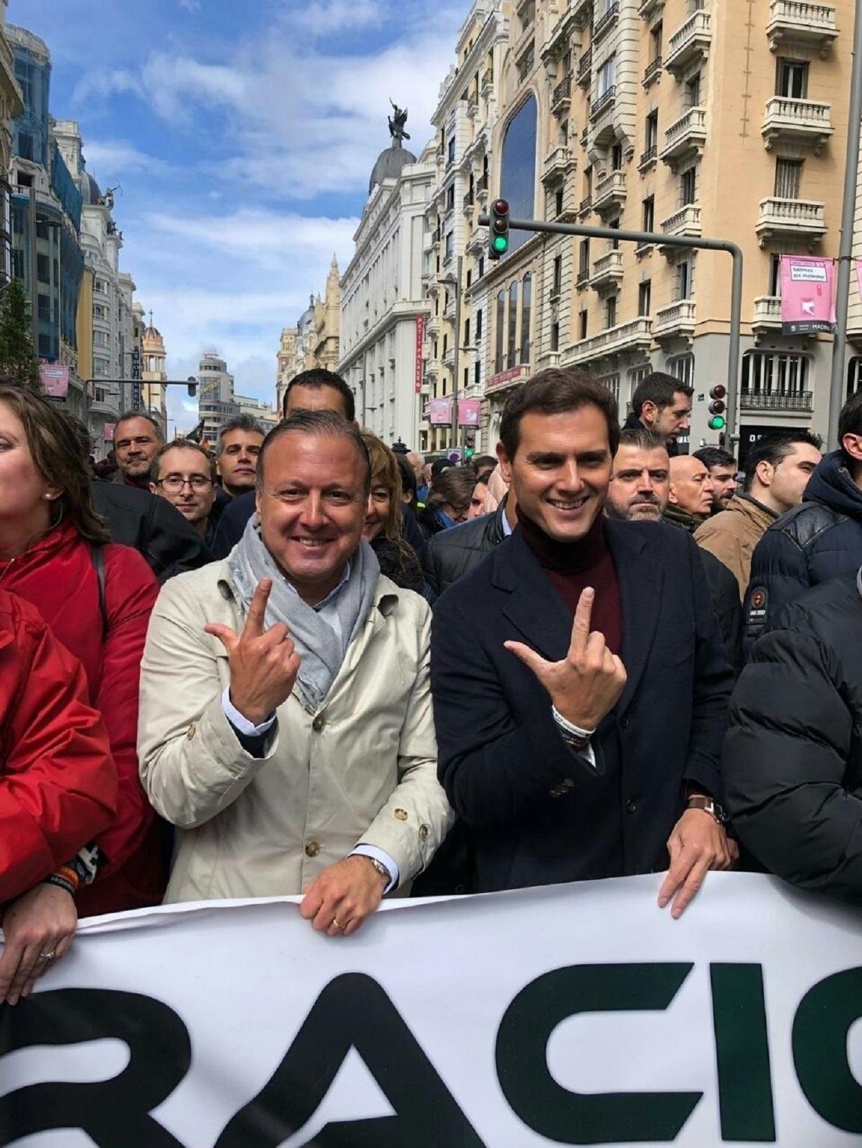 Albert Rivera pistola jusapol - EuropaPress 