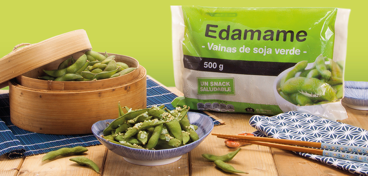 Edamame congelado - web Mercadona