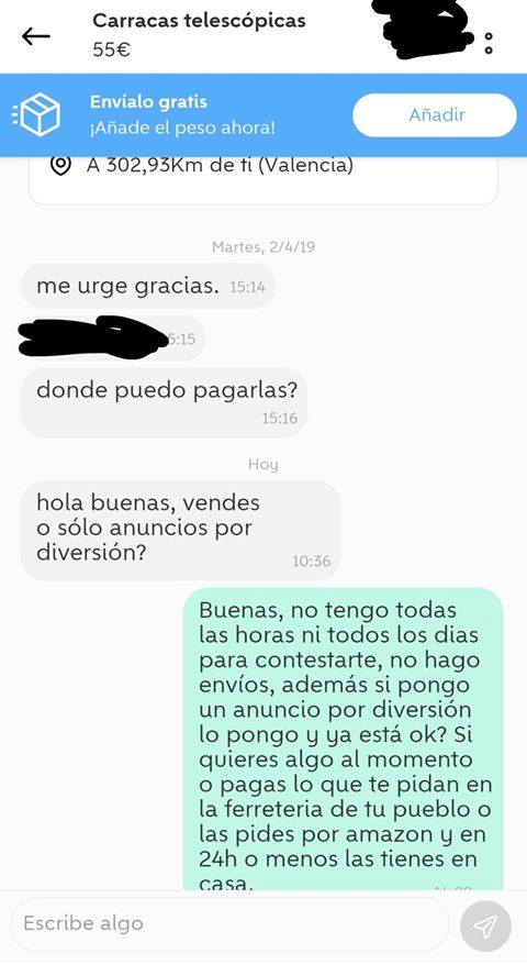 Carracas telescópicas Carracas telescópicas