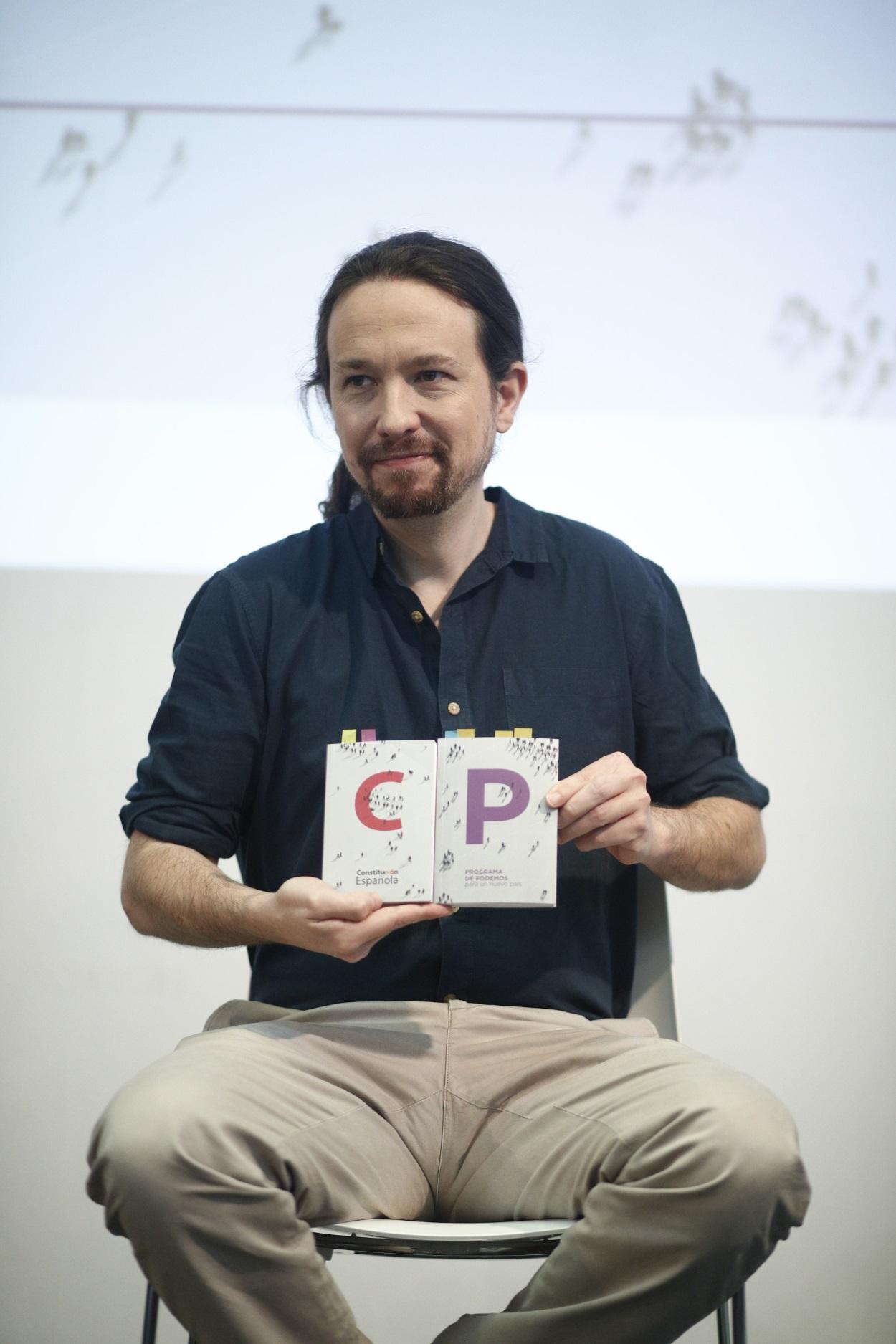 Pablo Iglesias presenta el programa electoral de Podemos