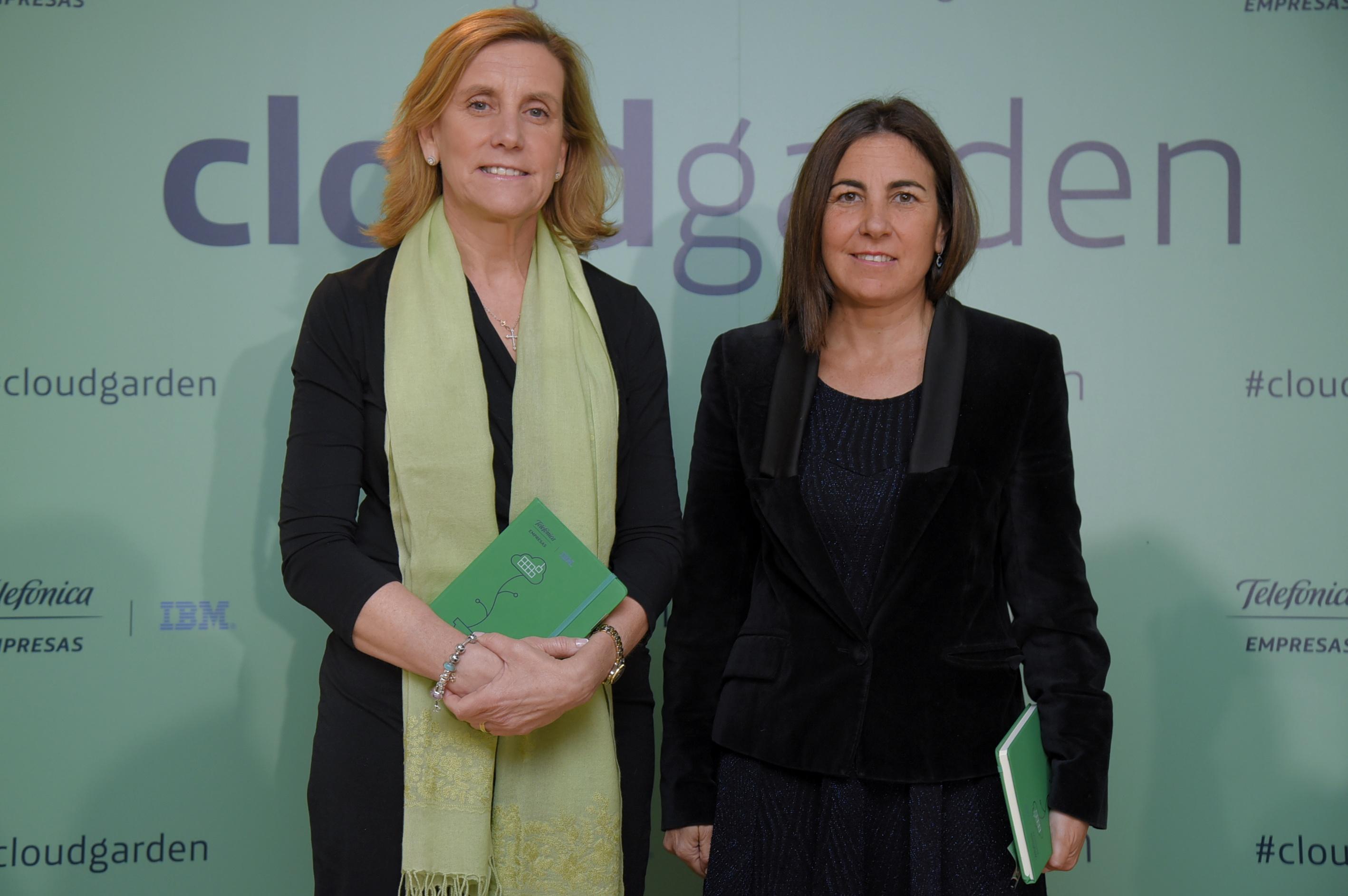 Marta Martínez, presidenta de IBM, y María Jesús Almanzon, Consejera Delegada de Telefónica España