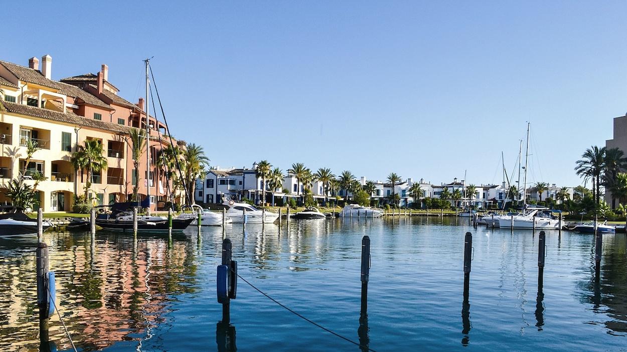 Puerto deportivo de la urbanización de lujo de Sotogrande. MARINAS DE ANDALUCÍA