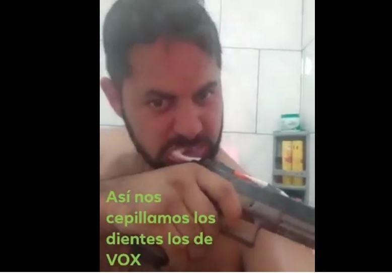 Captura del vídeo viral sobre los votantes de Vox