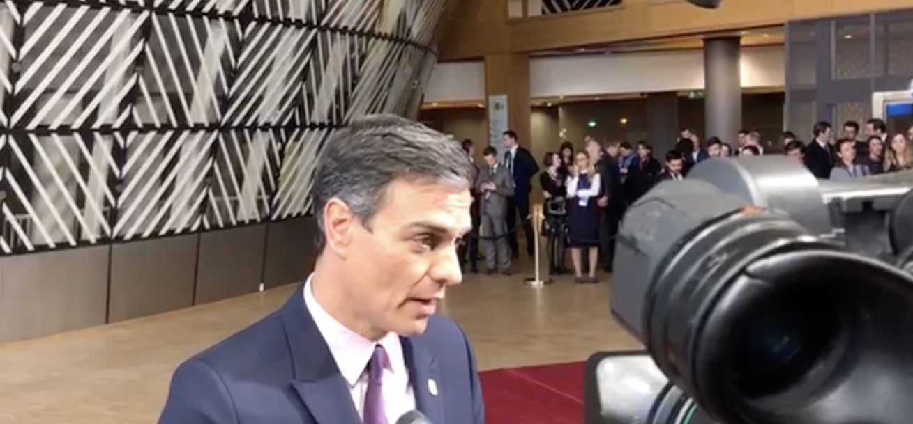 Pedro Sánchez en Bruselas 