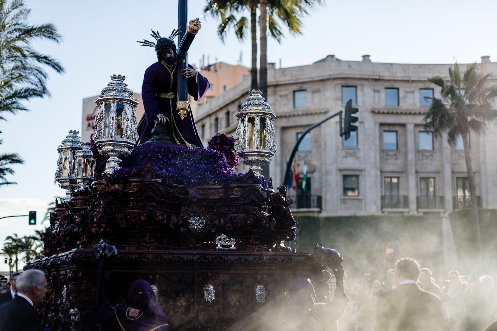 Imagen de la Semana Santa de Almería. EP