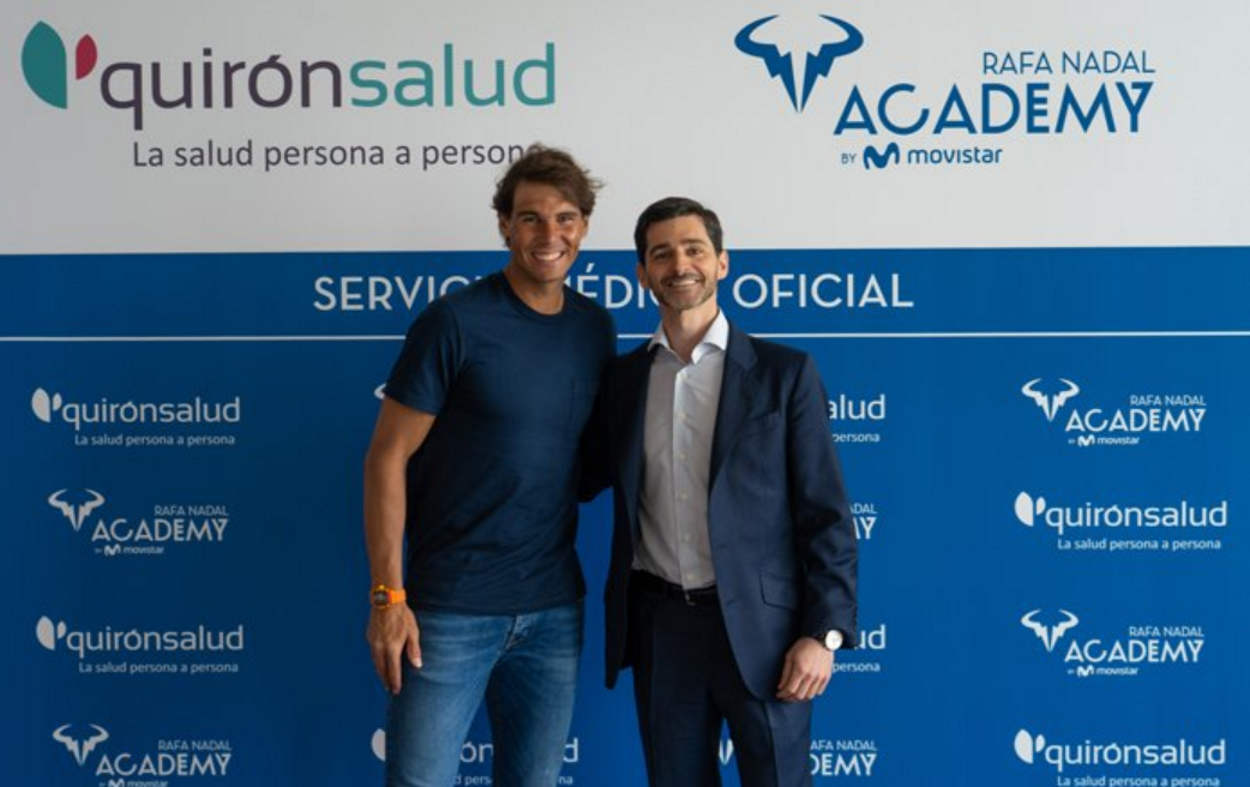 Rafael Nadal firma con Quirónsalud