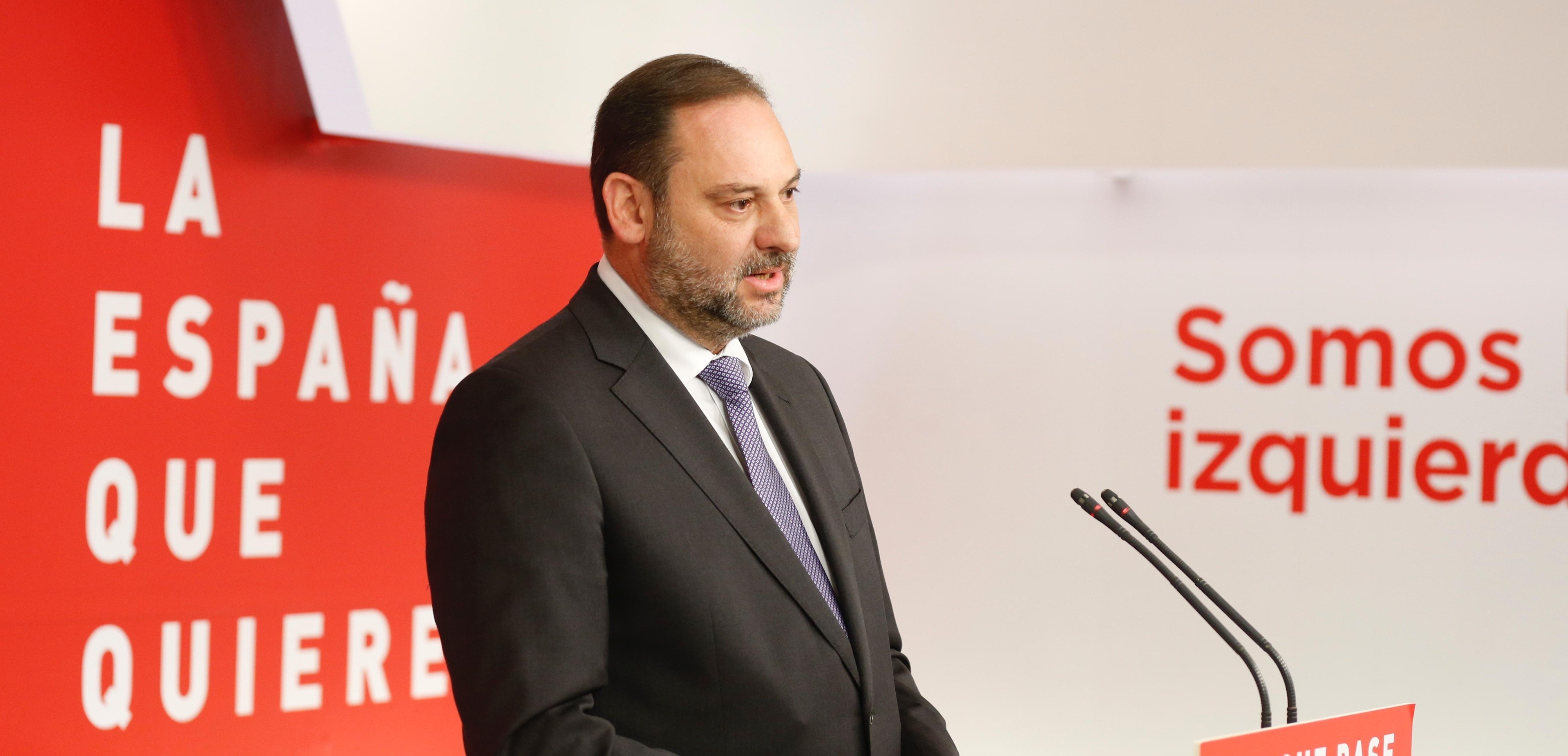 El secretario de Organización del PSOE José Luis Ábalos