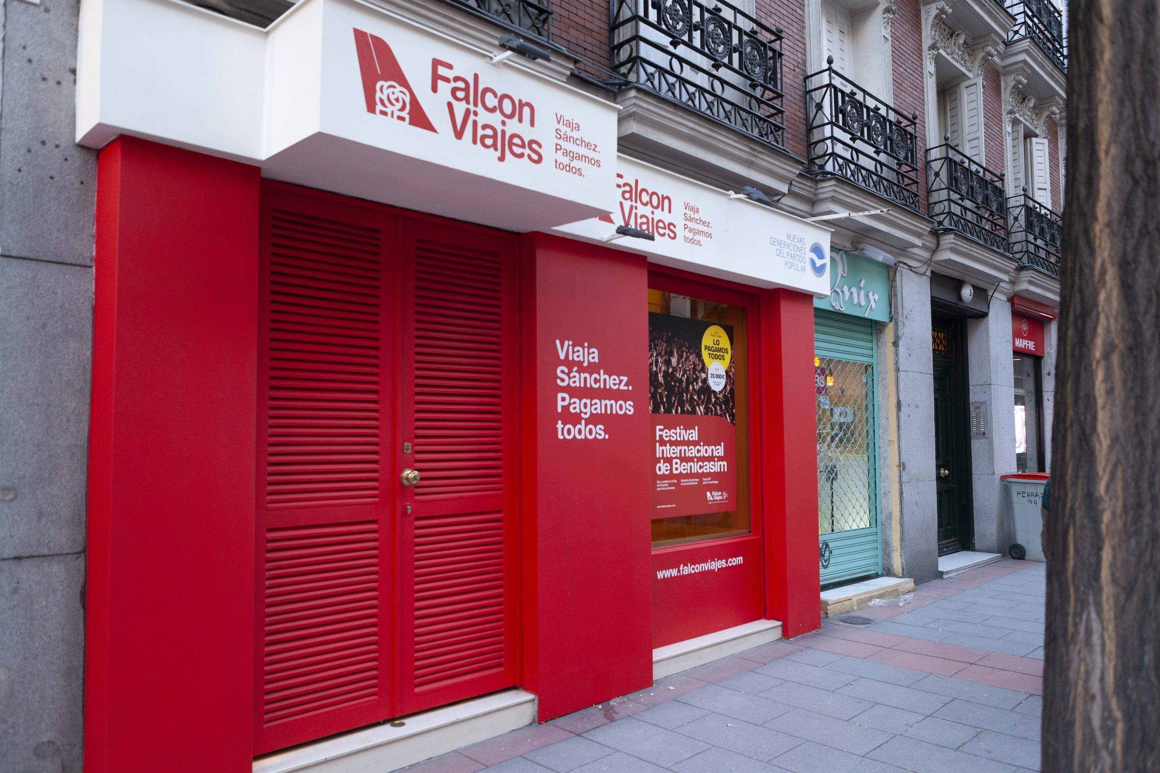 El PP crea Falcon Viajes, una agencia de viajes para reprobar a Pedro Sánchez