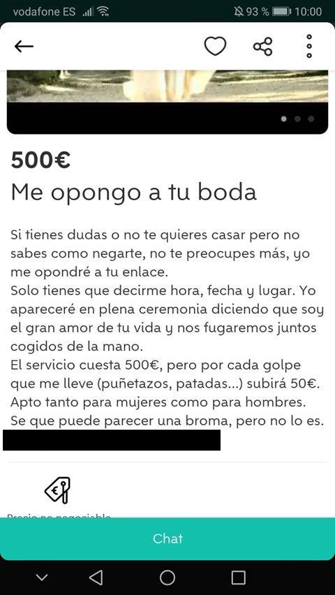 Me opongo a tu boda Me opongo a tu boda