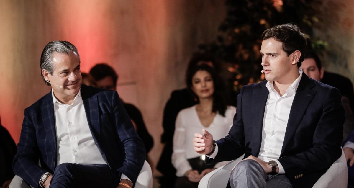 Marcos de Quinto junto al líder de Ciudadanos, Albert Rivera. Flickr Ciudadanos