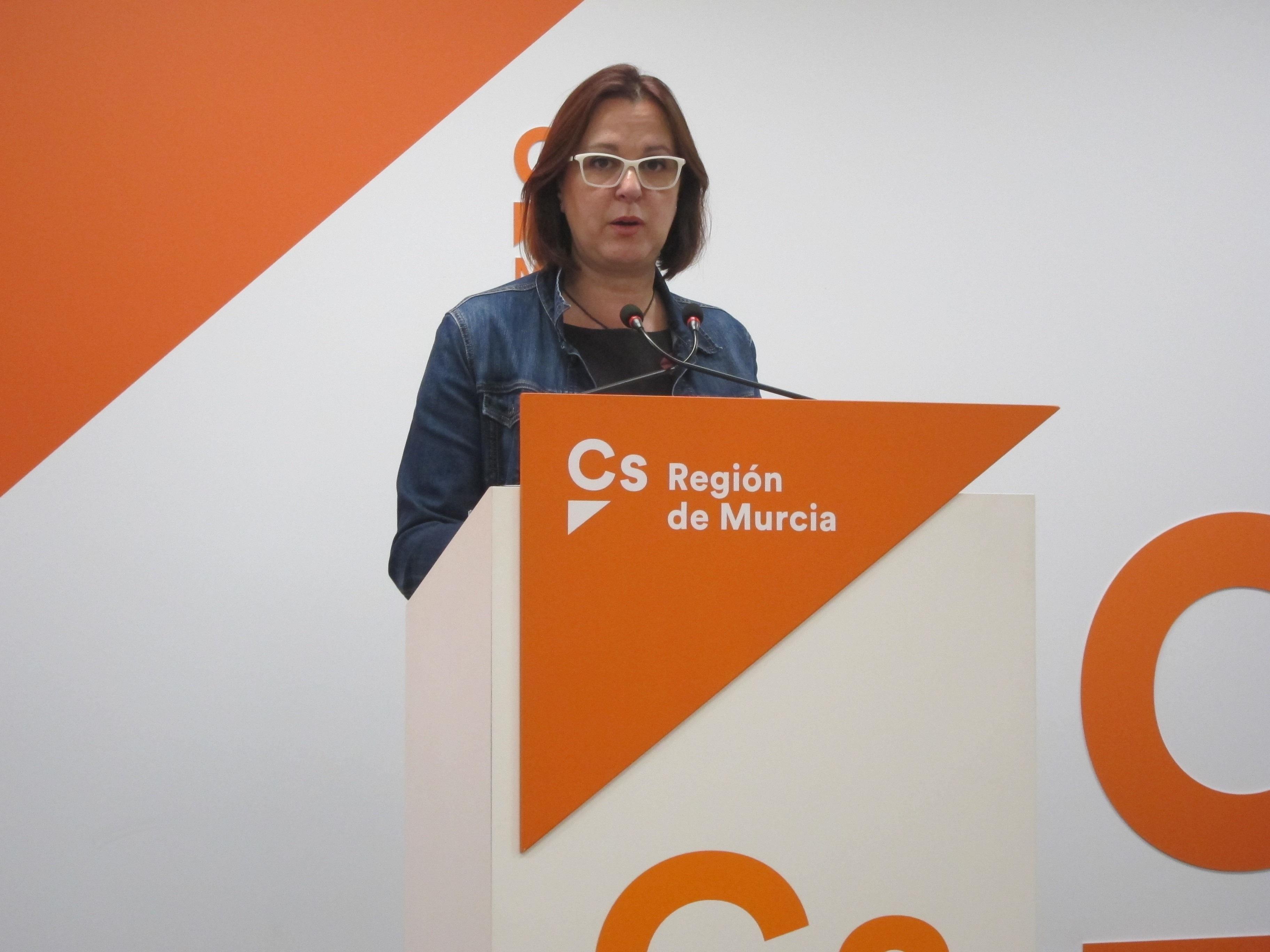La candidata de Ciudadanos a la presidencia de la Comunidad Autónoma de Murcia Isabel Franco