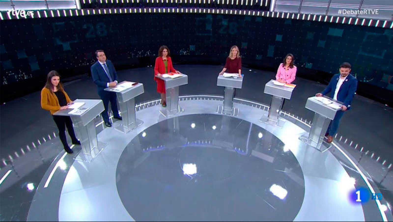 Debate electoral celebrado en TVE