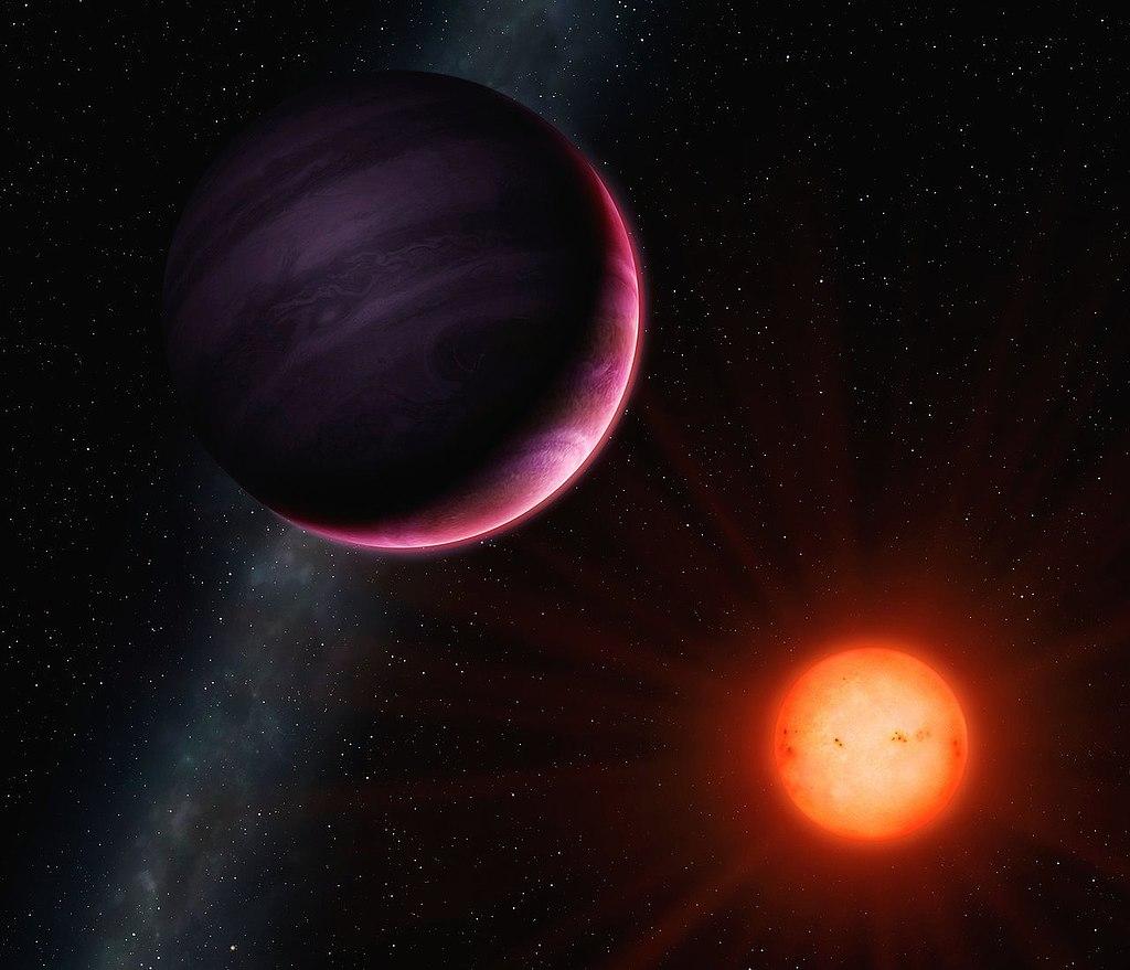 Recreación de un exoplaneta. Imagen: European Southern Observatory