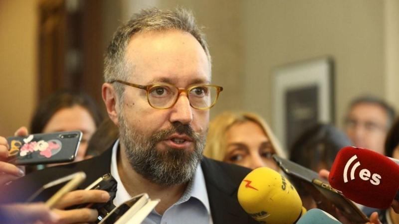 Girauta comparece ante los medios. Europa Press.