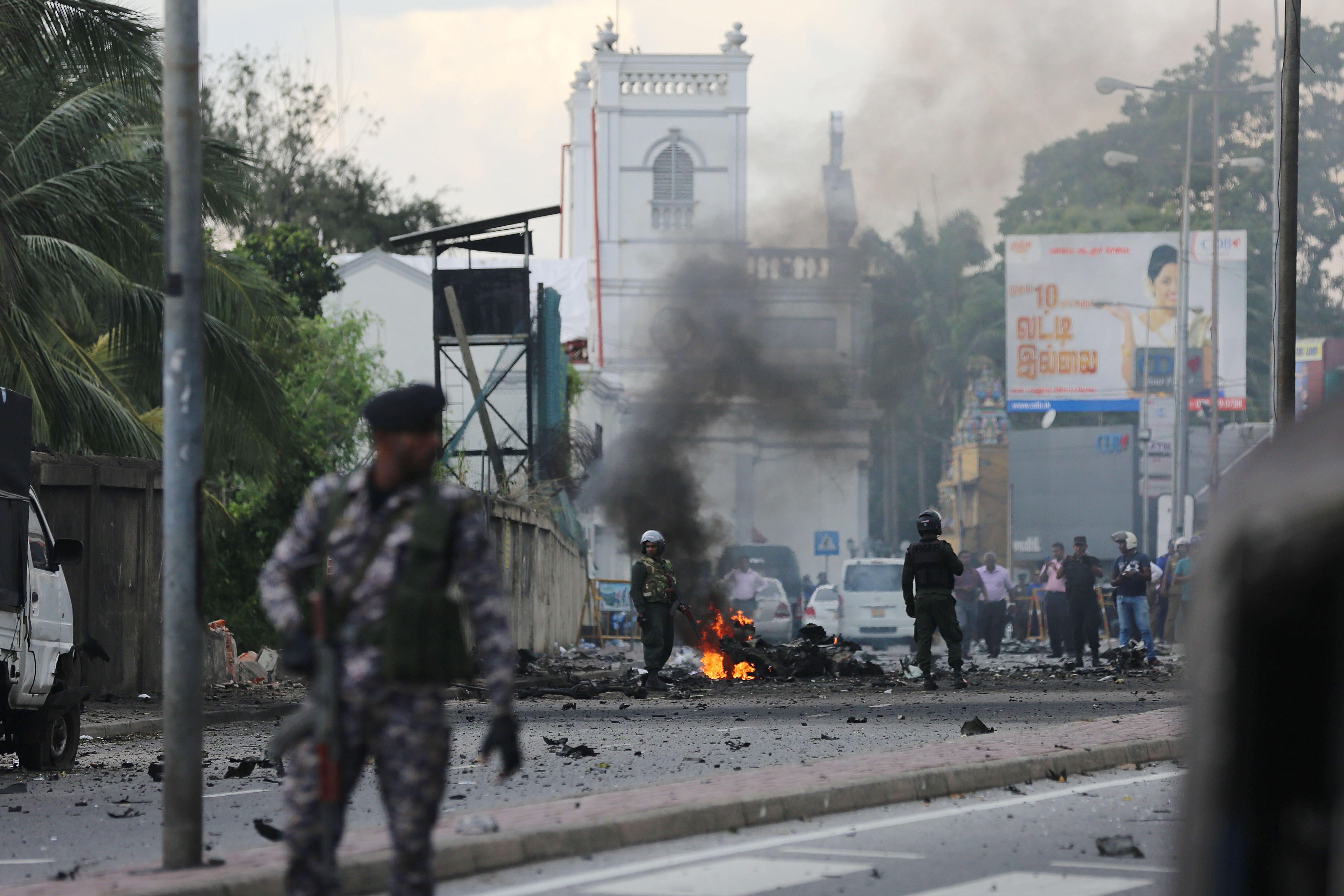 Imagen de los atentados de Sri Lanka (Europa Press)