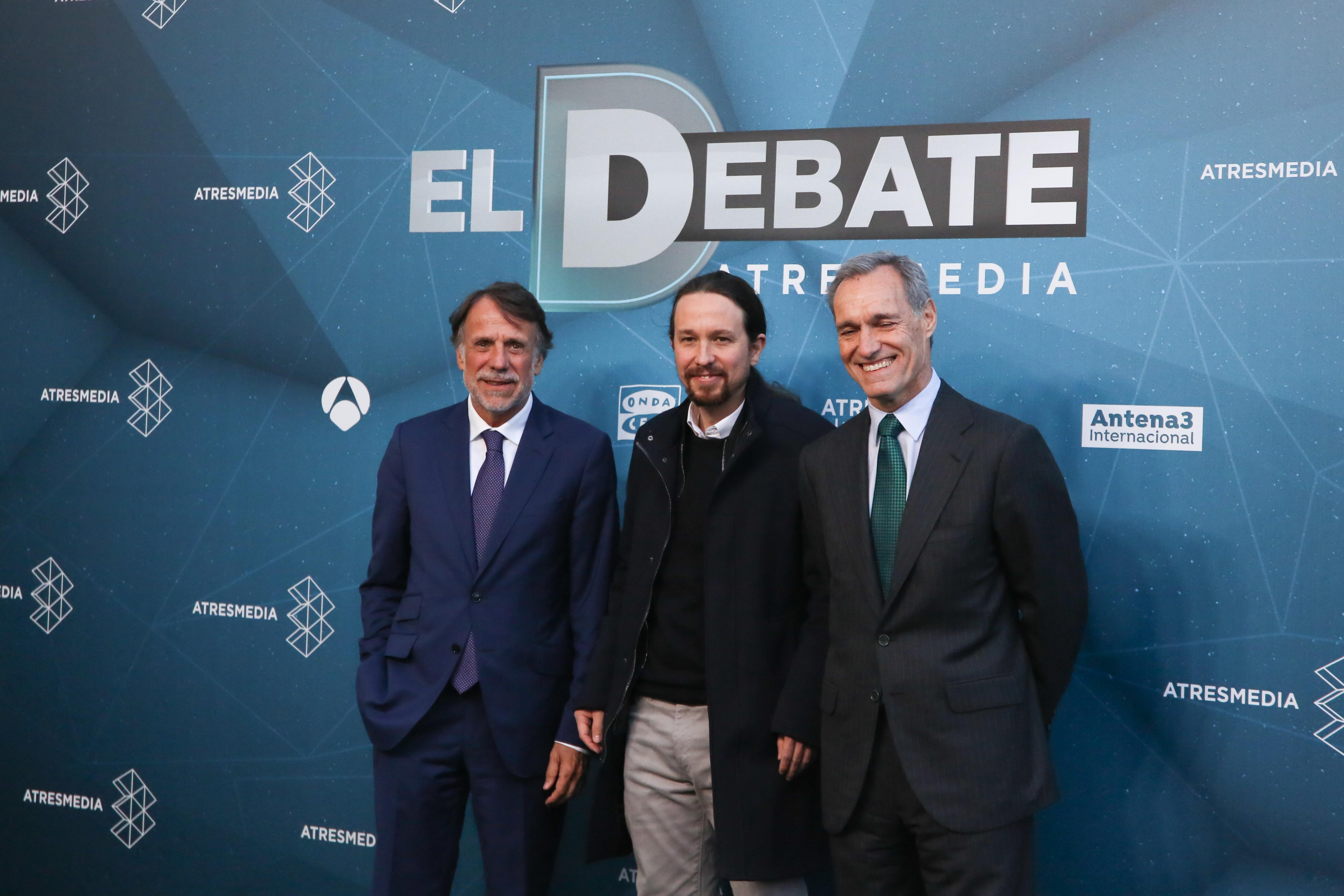 Pablo Iglesias en el Debate de Atresmedia