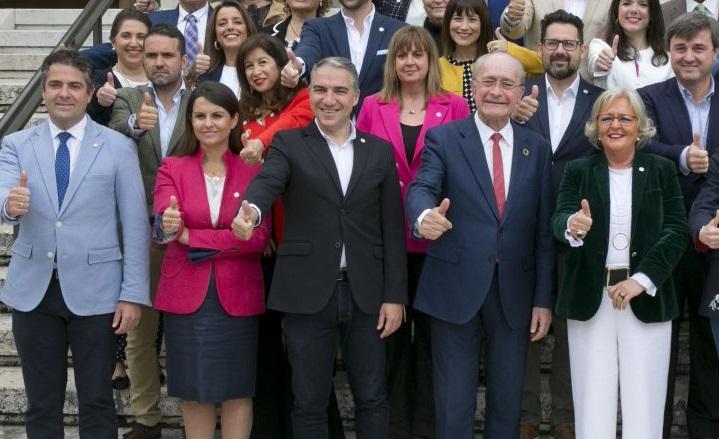 La afiliada de Ciudadanos en la presentación de las listas del PP.