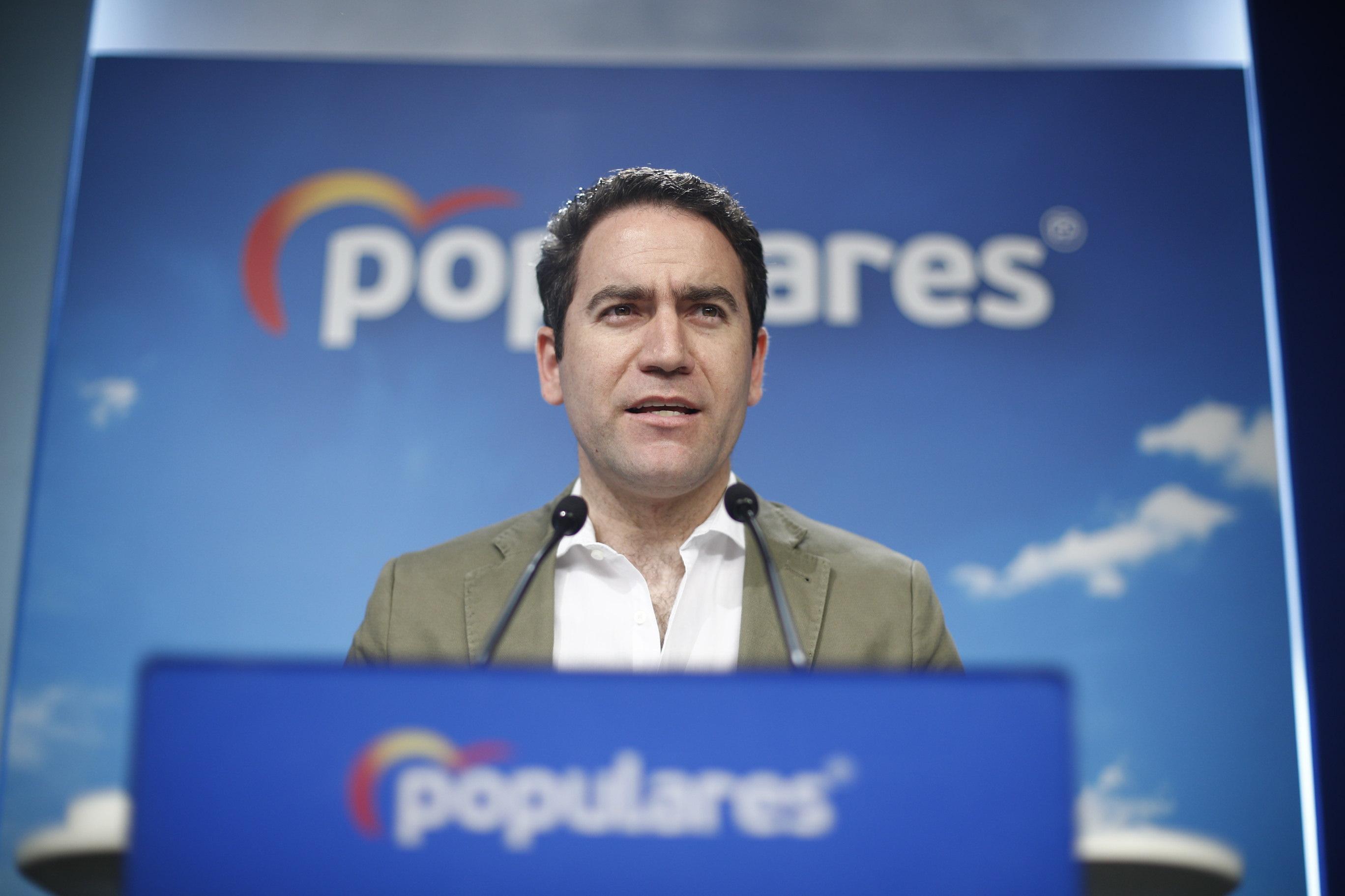 El secretario general del Partido Popular, Teodoro García Egea 