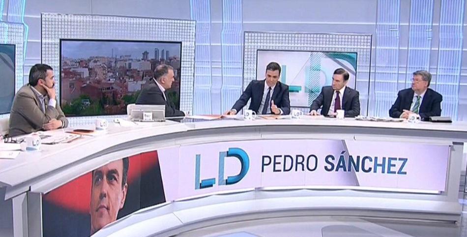 Pedro Sánchez en Los Desayunos de TVE