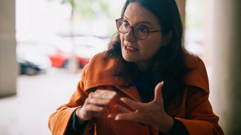 Mónica Oltra, candidata de Compromís a la Presidencia de la Generalitat Valenciana.  KIKE TABERNER