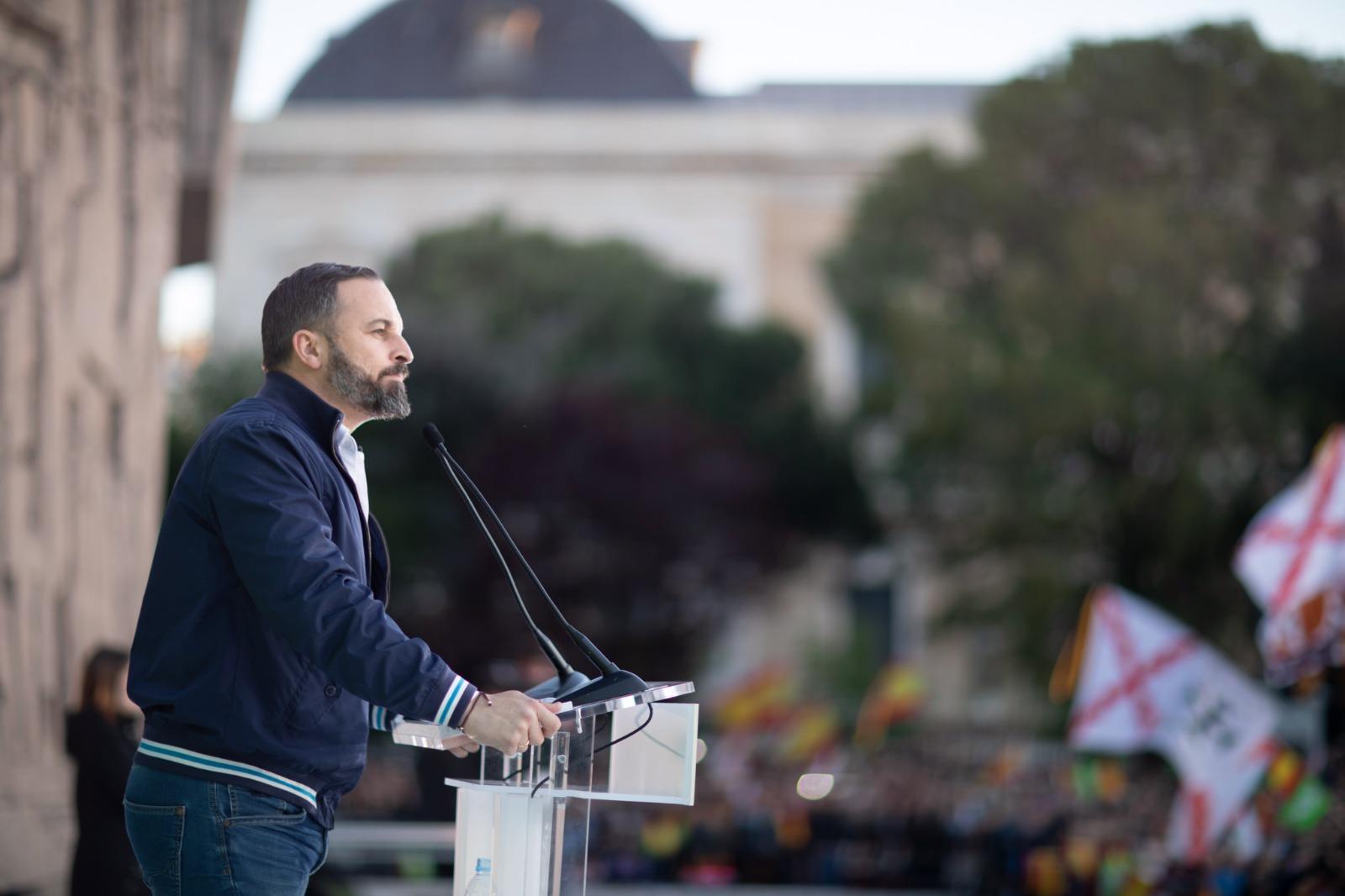 Santiago Abascal cierra la campaña electoral en Colón