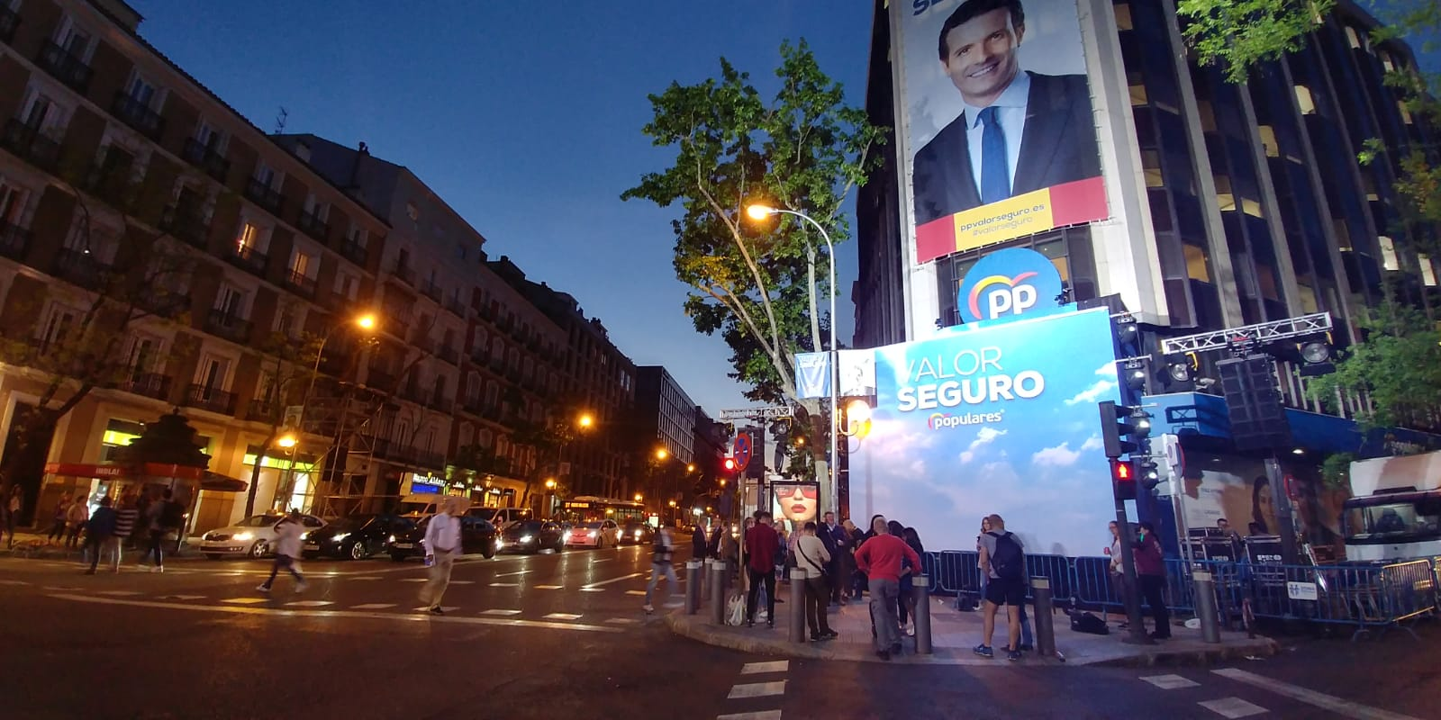 La sede del PP en la calle Génova de Madrid. Foto: Luis Marchal