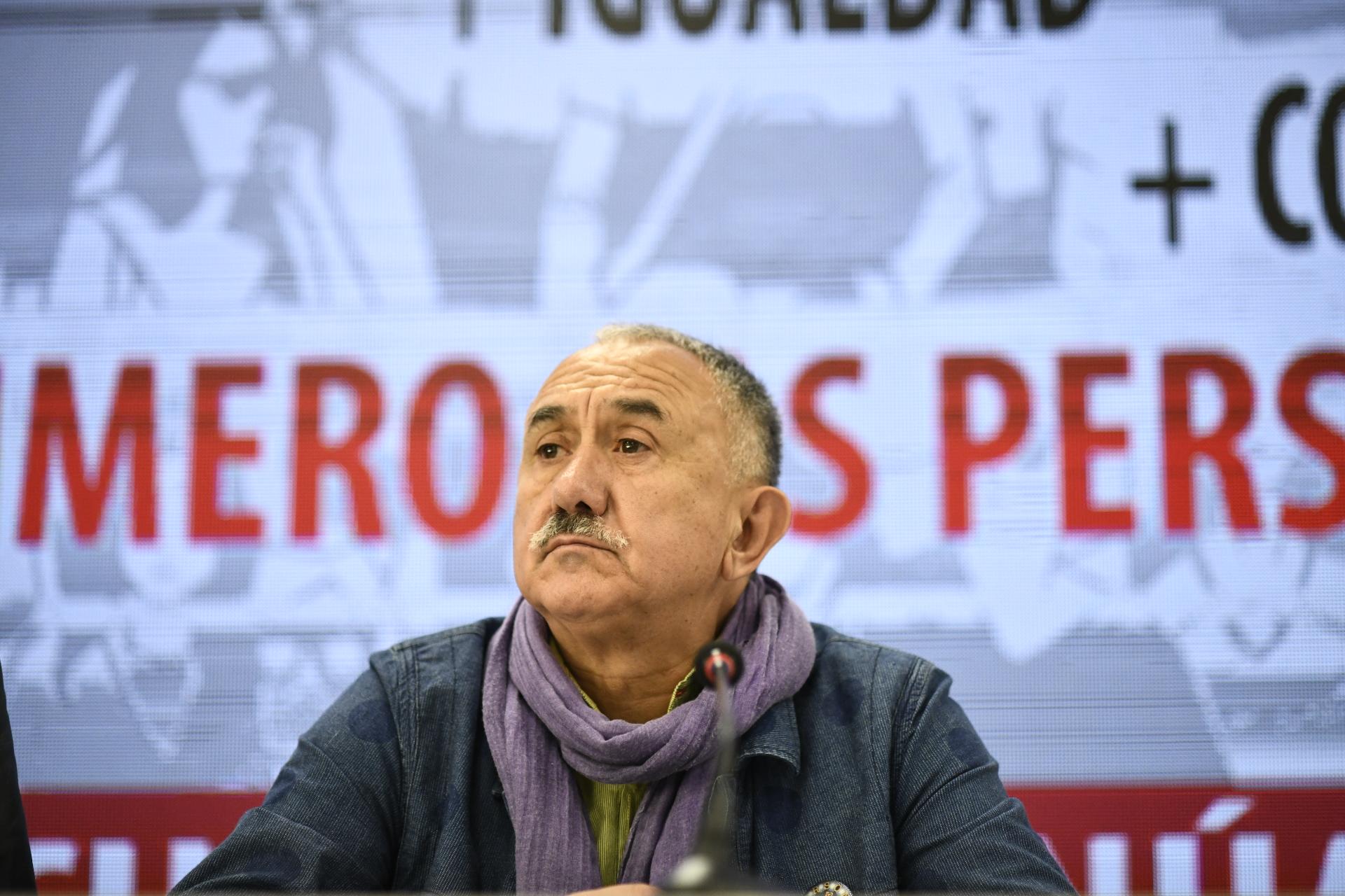 El secretario general de UGT Pepe Álvarez - Oscar Cañas Europa Press