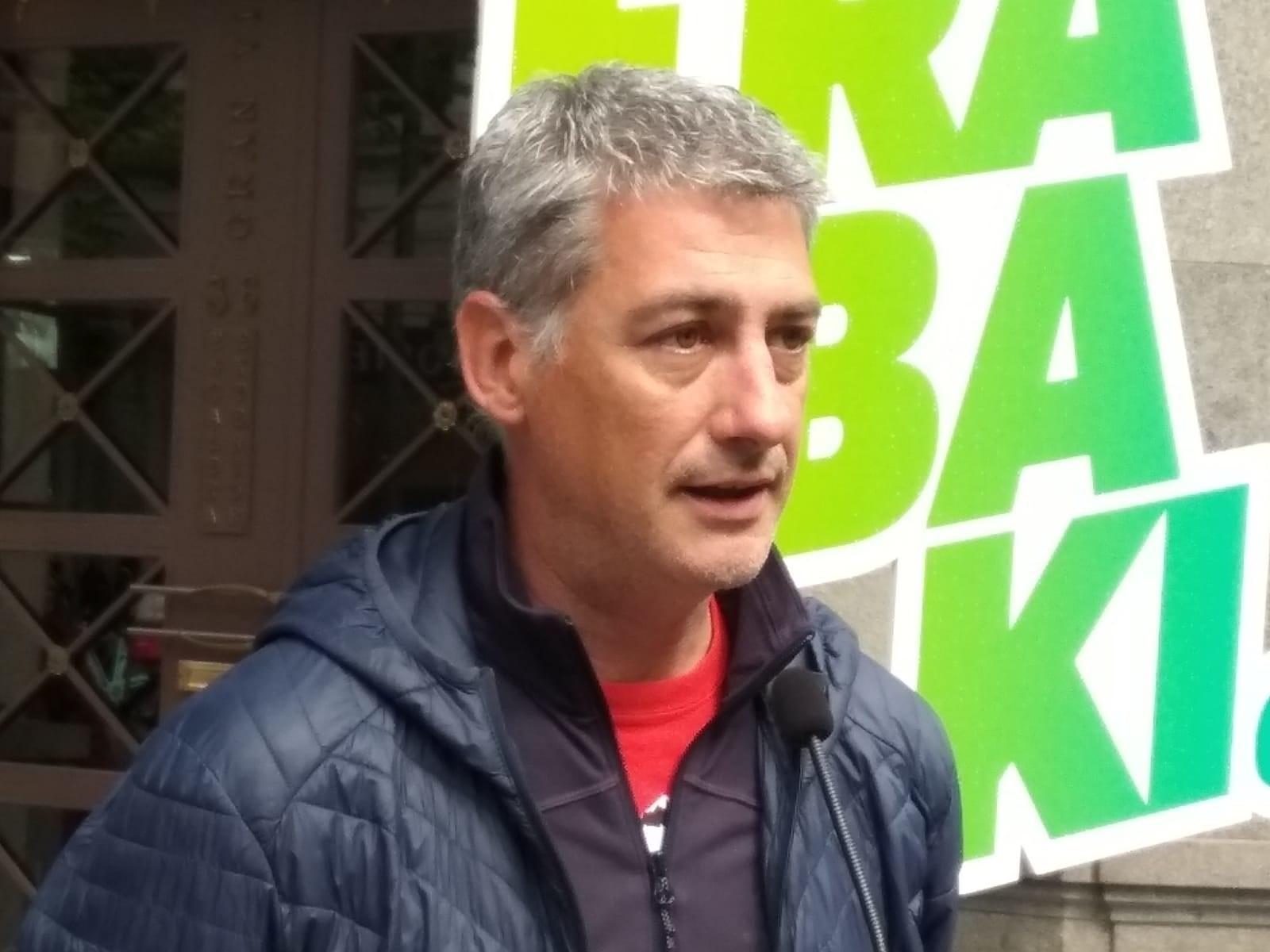 Oskar Matute diputado electo de EH Bildu por Bizkaia. Europa Press