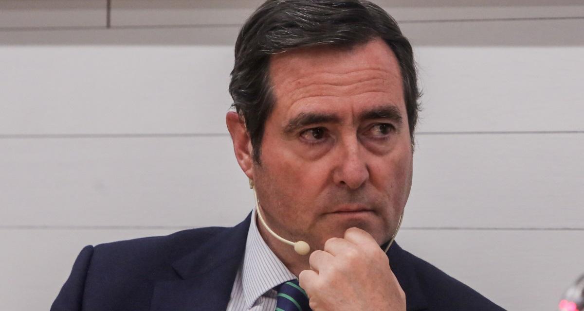 El presidente de la CEOE, Antonio Garamendi. EP