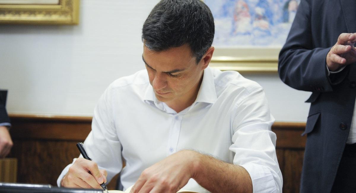 El presidente del Gobierno en funciones, Pedro Sánchez. Fuente: PSOE