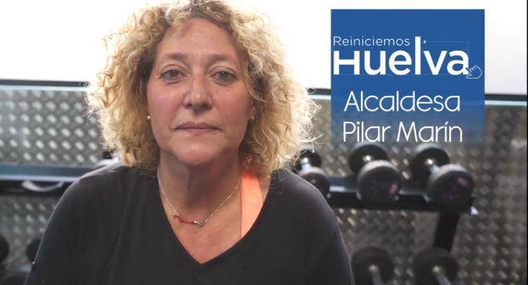 Captura del video de campaña de la candidata del PP a la alcaldía de Huelva