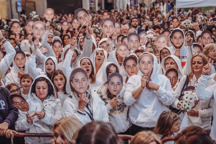 Protestas de VIgo sobre el caso de Déborah Fernández