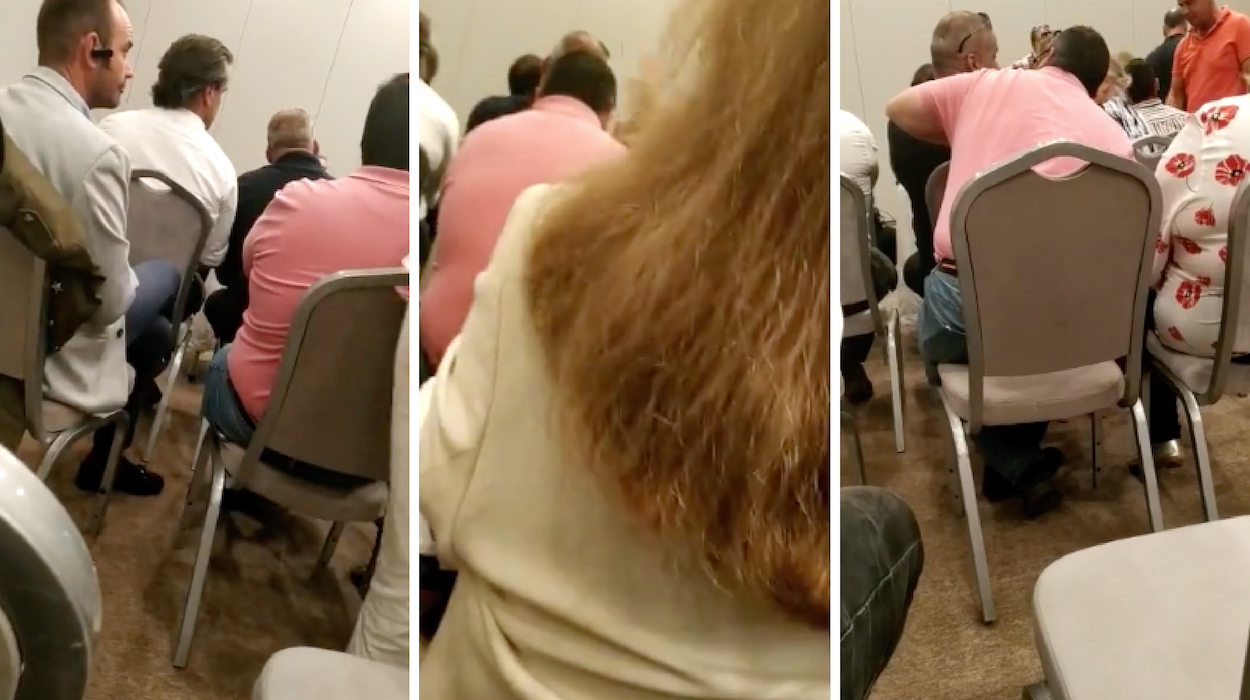 Vídeo: tensión en una asamblea interna de Vox