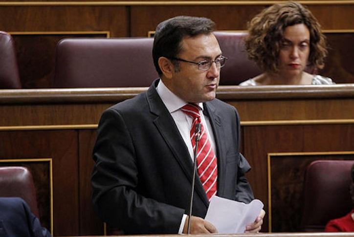 Miguel Ángel Heredia en el Congreso de los Diputados.